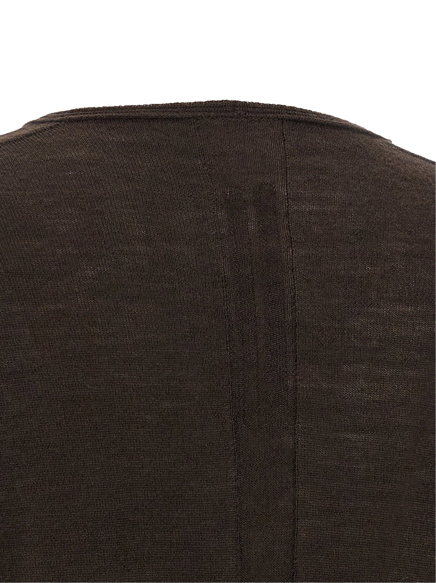 Rick Owens V Cropped Top Brown