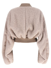 Rick Owens Secchia Cropped Flight Bomber Jacket Pink