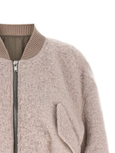 Rick Owens Secchia Cropped Flight Bomber Jacket Pink