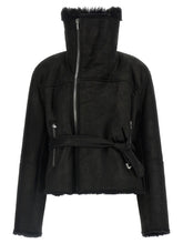 Rick Owens Cropped Flight Jacket Black