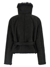 Rick Owens Cropped Flight Jacket Black