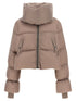 Rick Owens Funnel Neck Down Jacket Pink