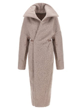 Rick Owens Dracucollar Belted Coat Pink