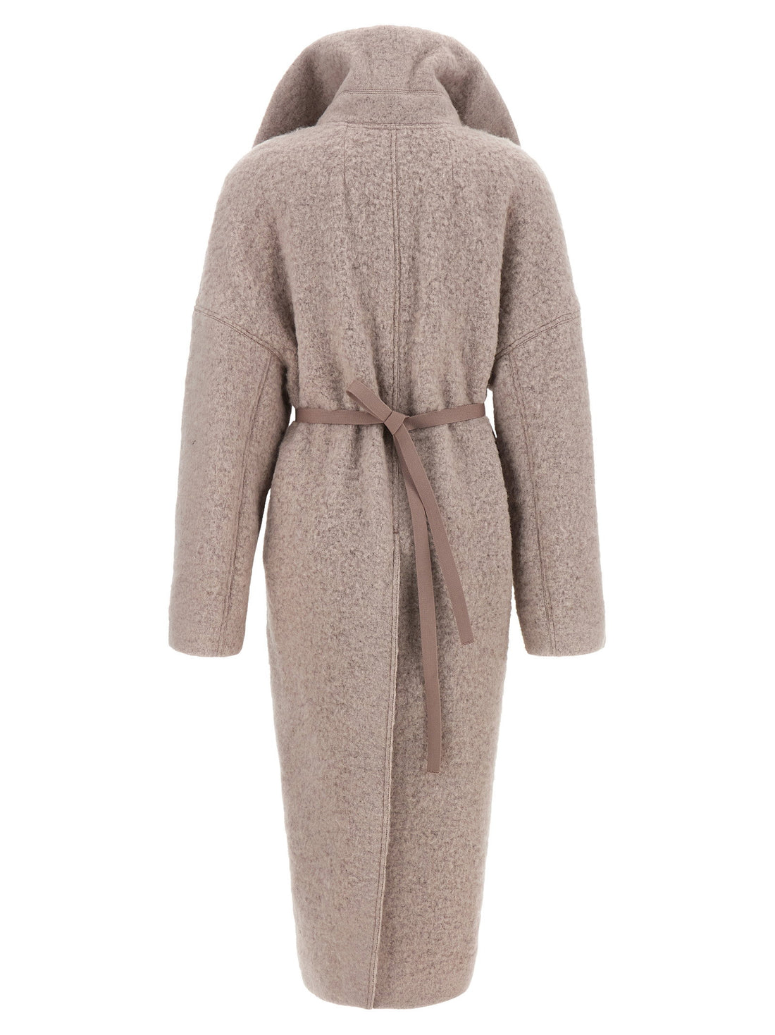 Rick Owens Dracucollar Belted Coat Pink
