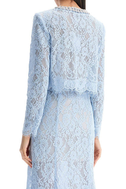 Long-sleeved lace top