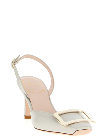 Roger Vivier Trompette Slingback White