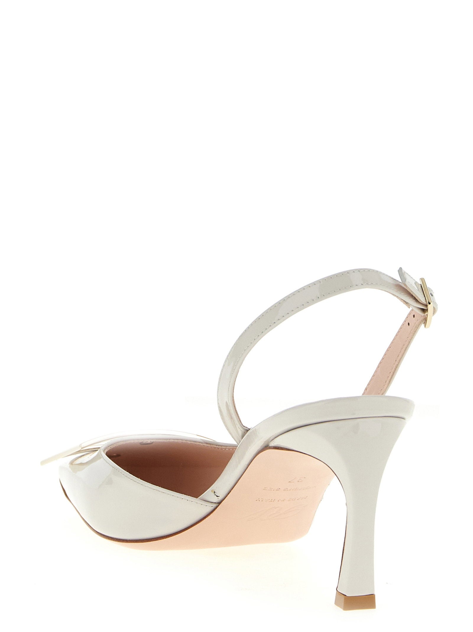 Roger Vivier Trompette Slingback White