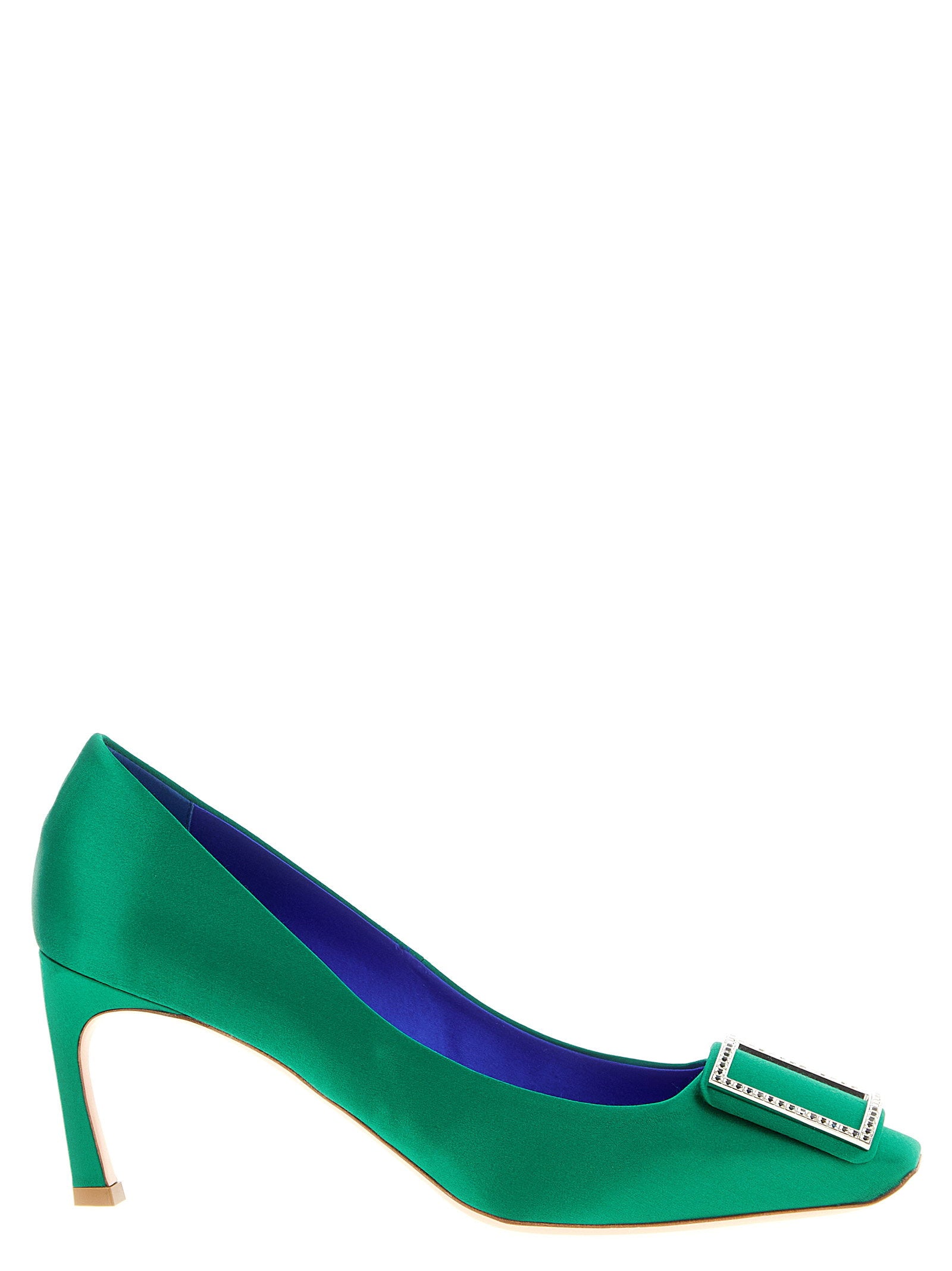 Roger Vivier Trompette Pumps Green