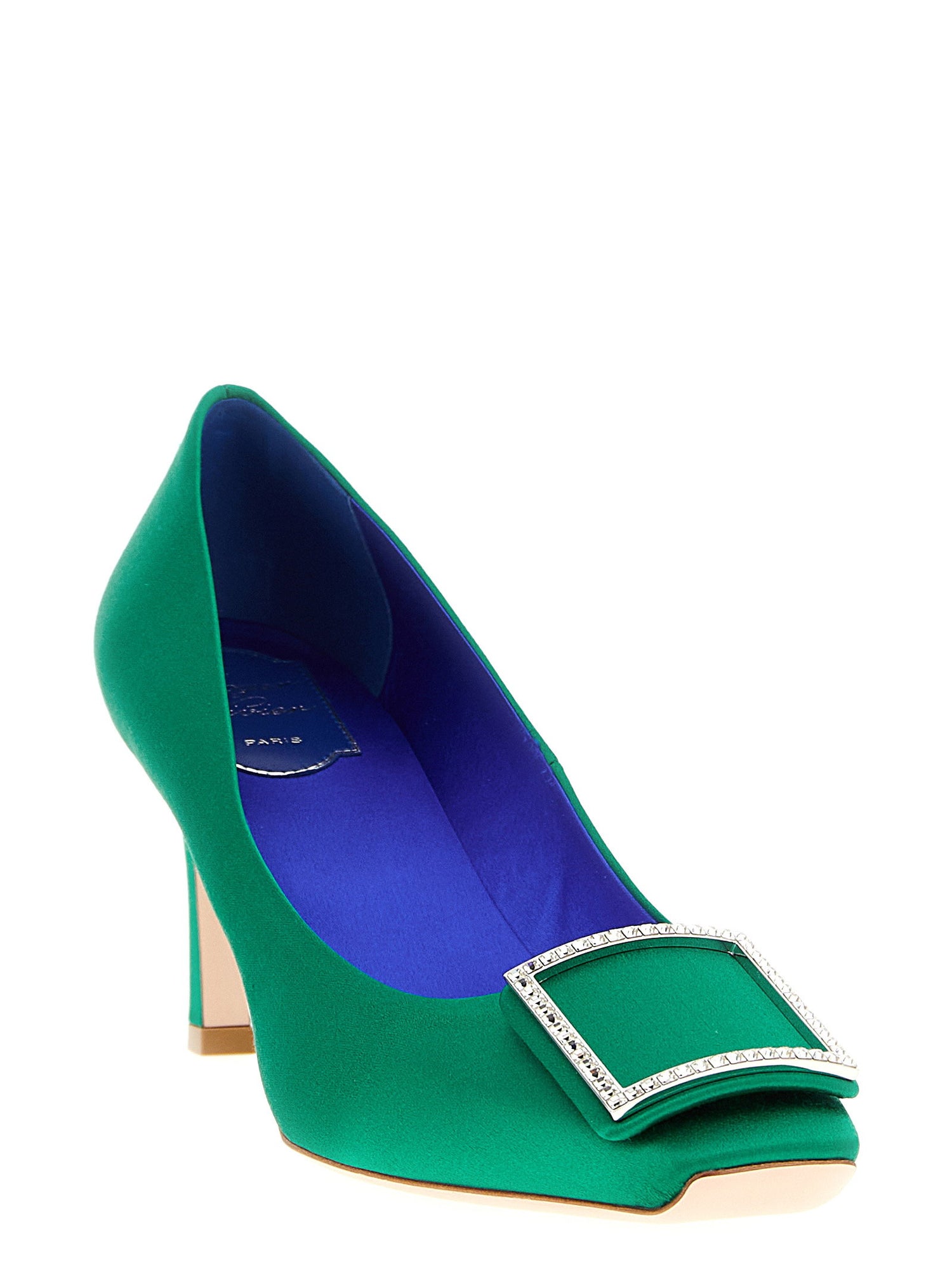 Roger Vivier Trompette Pumps Green
