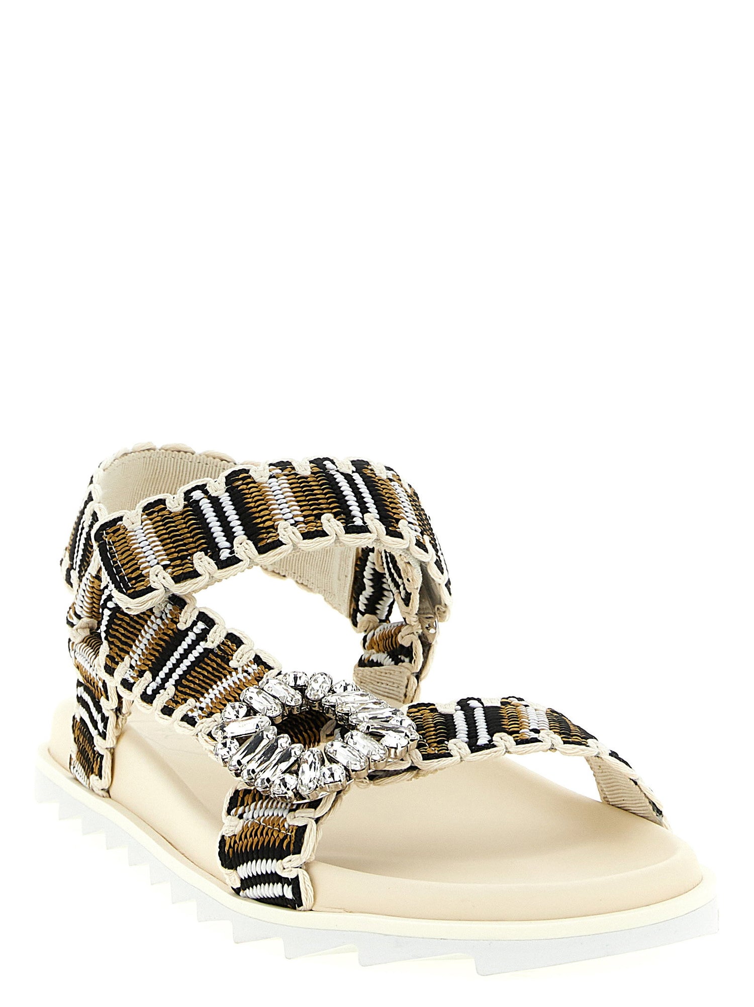 Roger Vivier Slidy Viv Trek Sandals Multicolor
