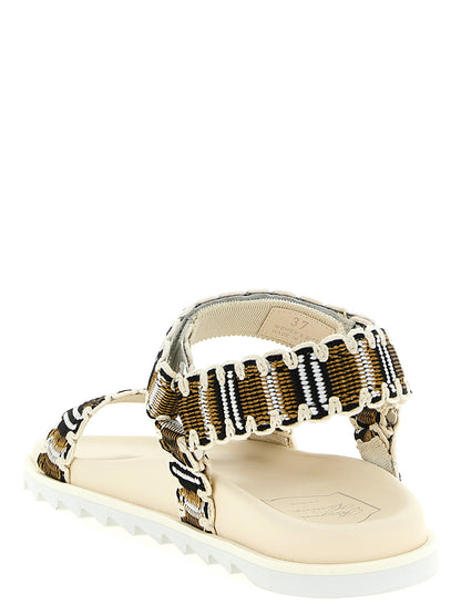 Roger Vivier Slidy Viv Trek Sandals Multicolor