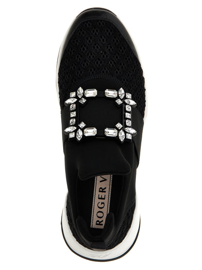 Roger Vivier Viv Run Sneakers Black