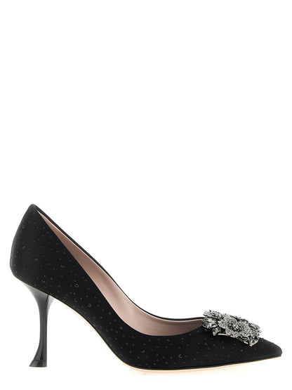 Roger Vivier Efflorescence Pumps Black