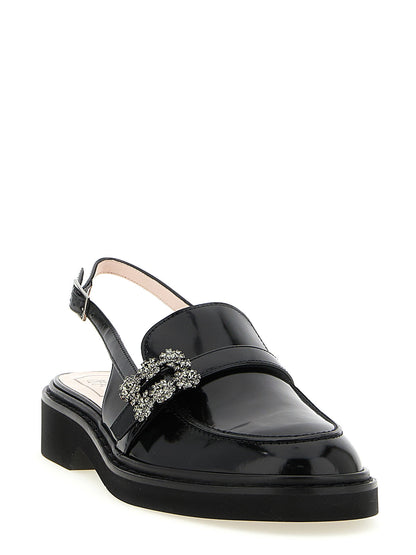 Roger Vivier Viv Rangers Slingbacks Black