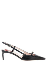 Roger Vivier Viv Canard Slingbacks Black