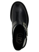 Roger Vivier Viv Rangers Ankle Boots Black