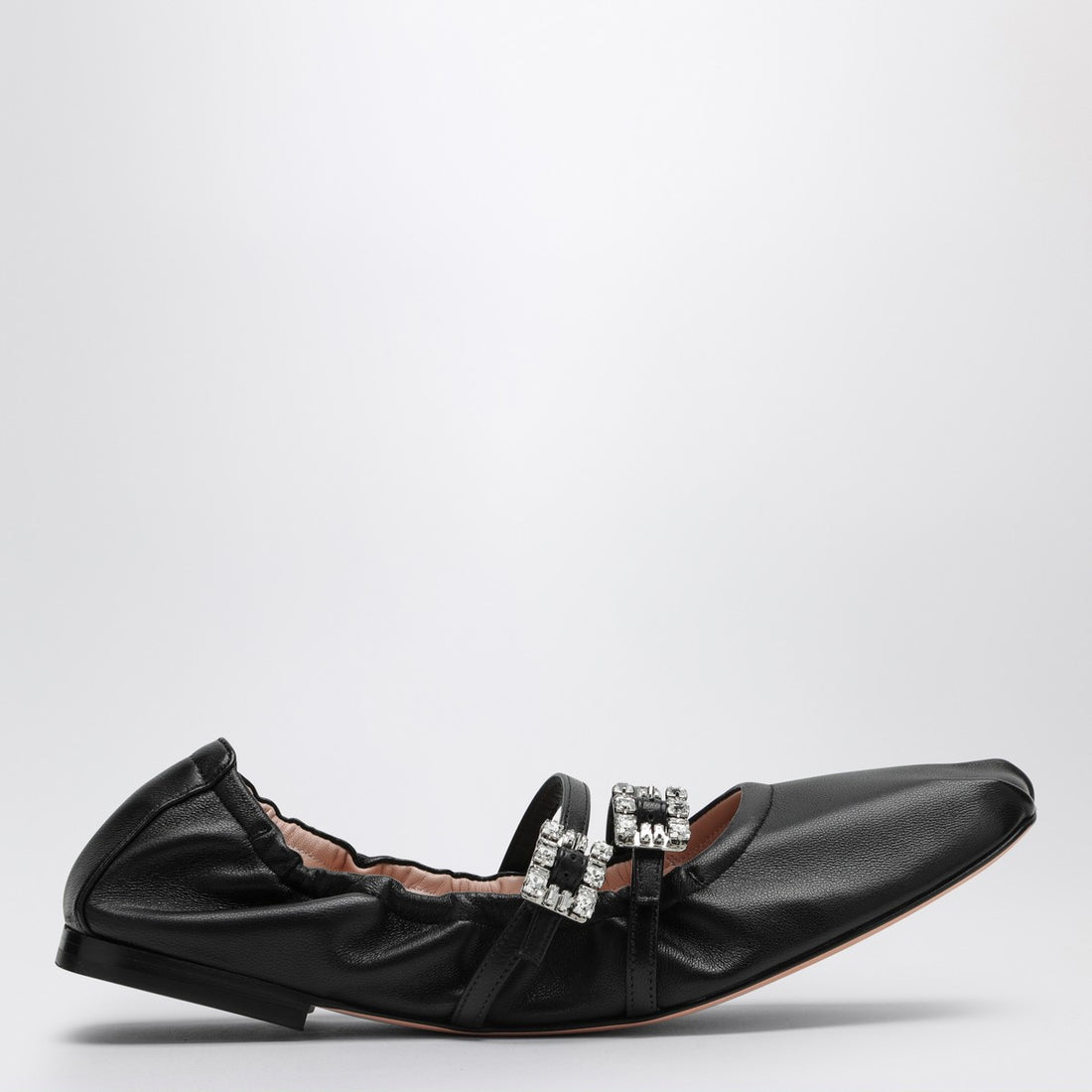 Roger Vivier Nappa Ballerina Flats Straps Black