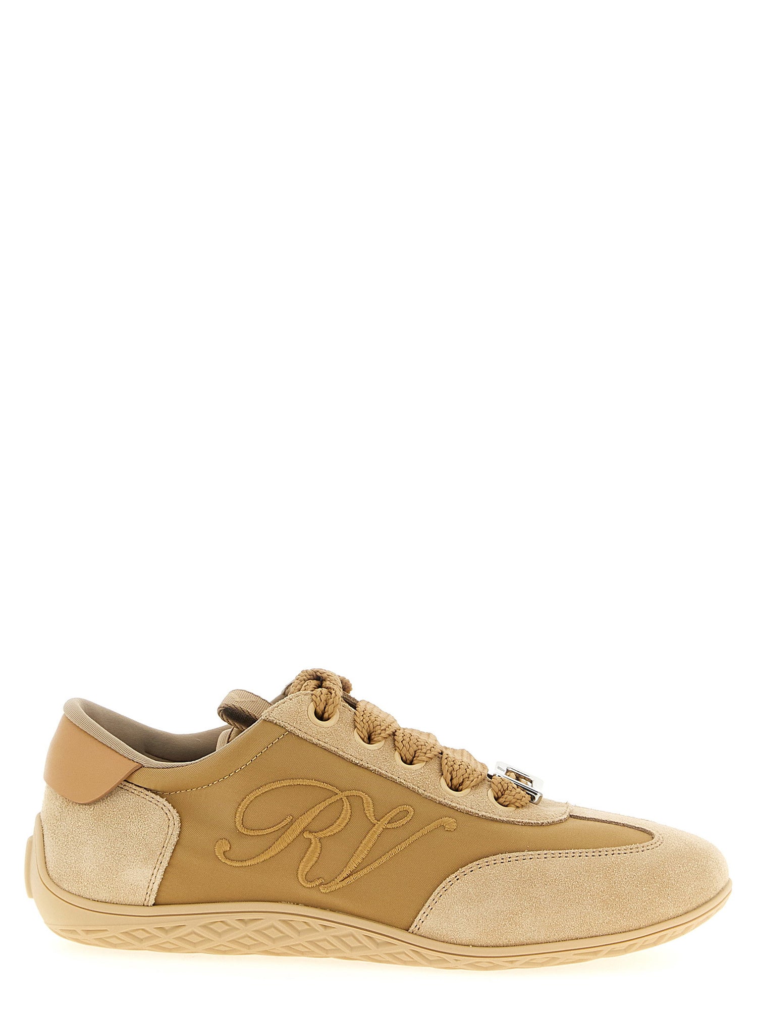 Roger Vivier Viv Low Sneakers Beige