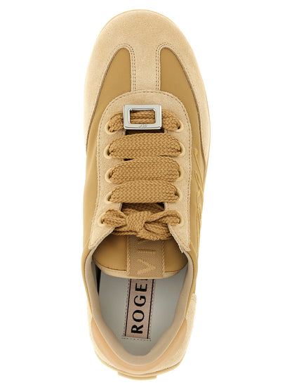 Roger Vivier Viv Low Sneakers Beige