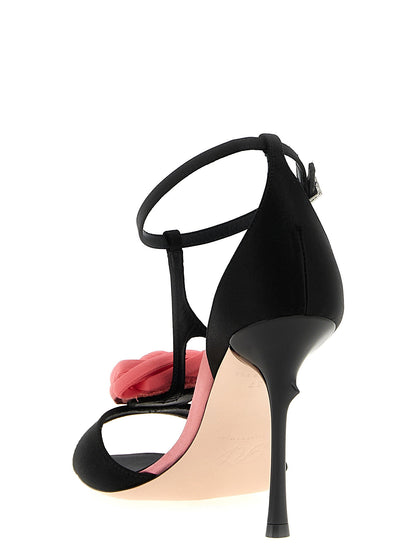 Roger Vivier Rose Vivier Sandals Black