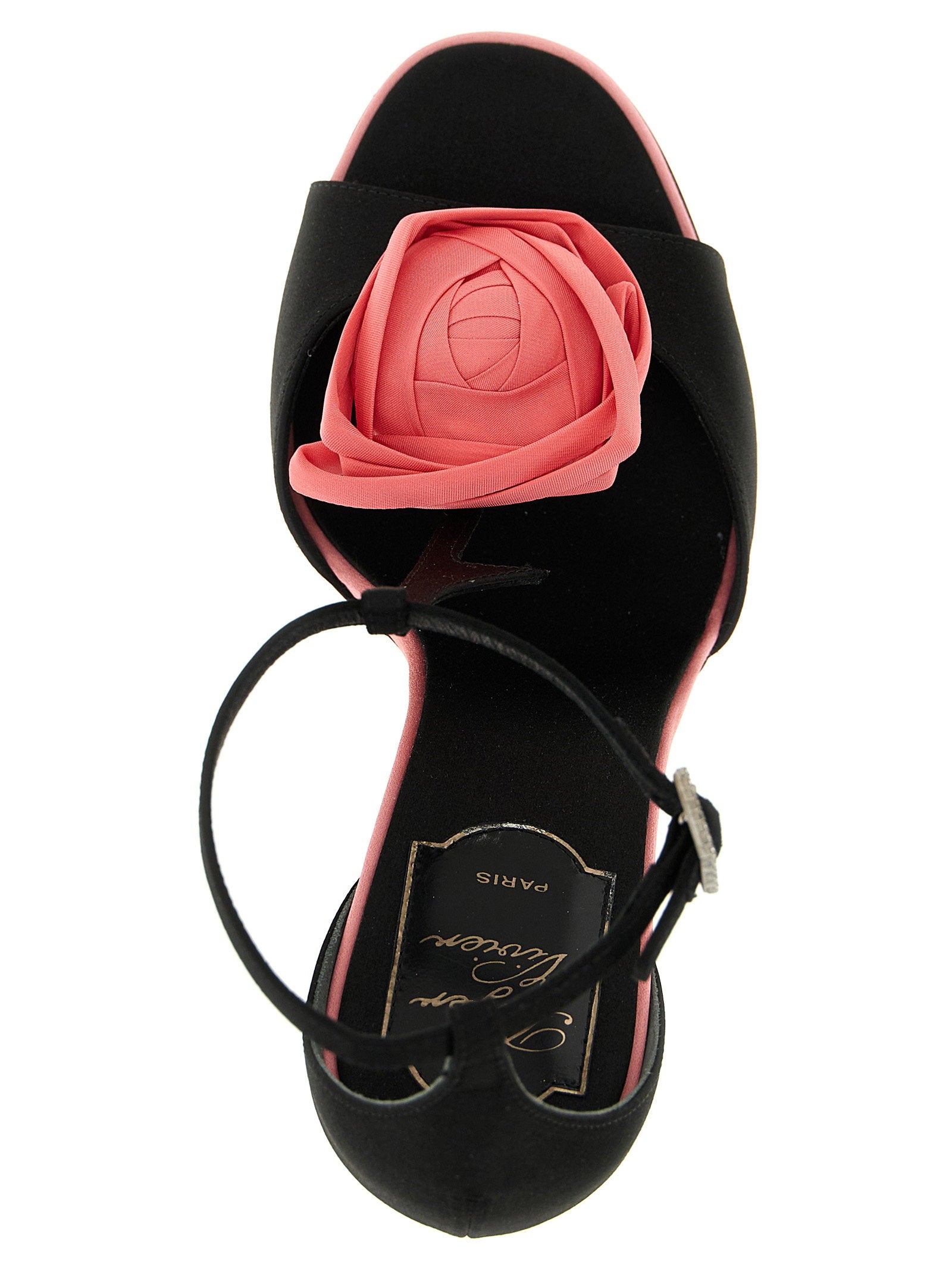 Roger Vivier Rose Vivier Sandals Black