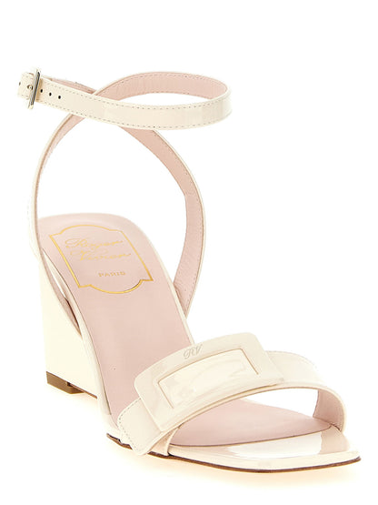 Roger Vivier Belle Vivier Sandals White