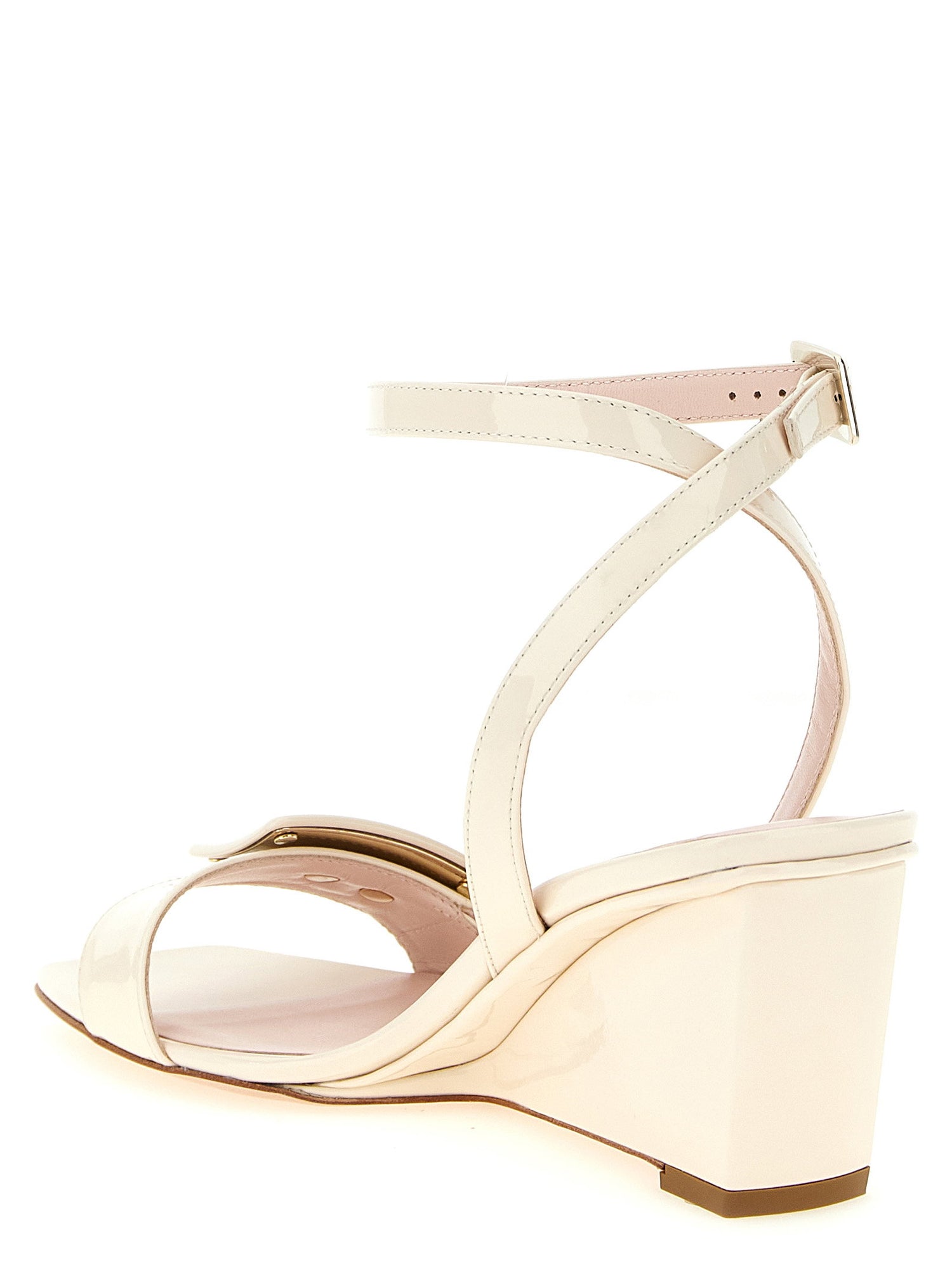 Roger Vivier Belle Vivier Sandals White