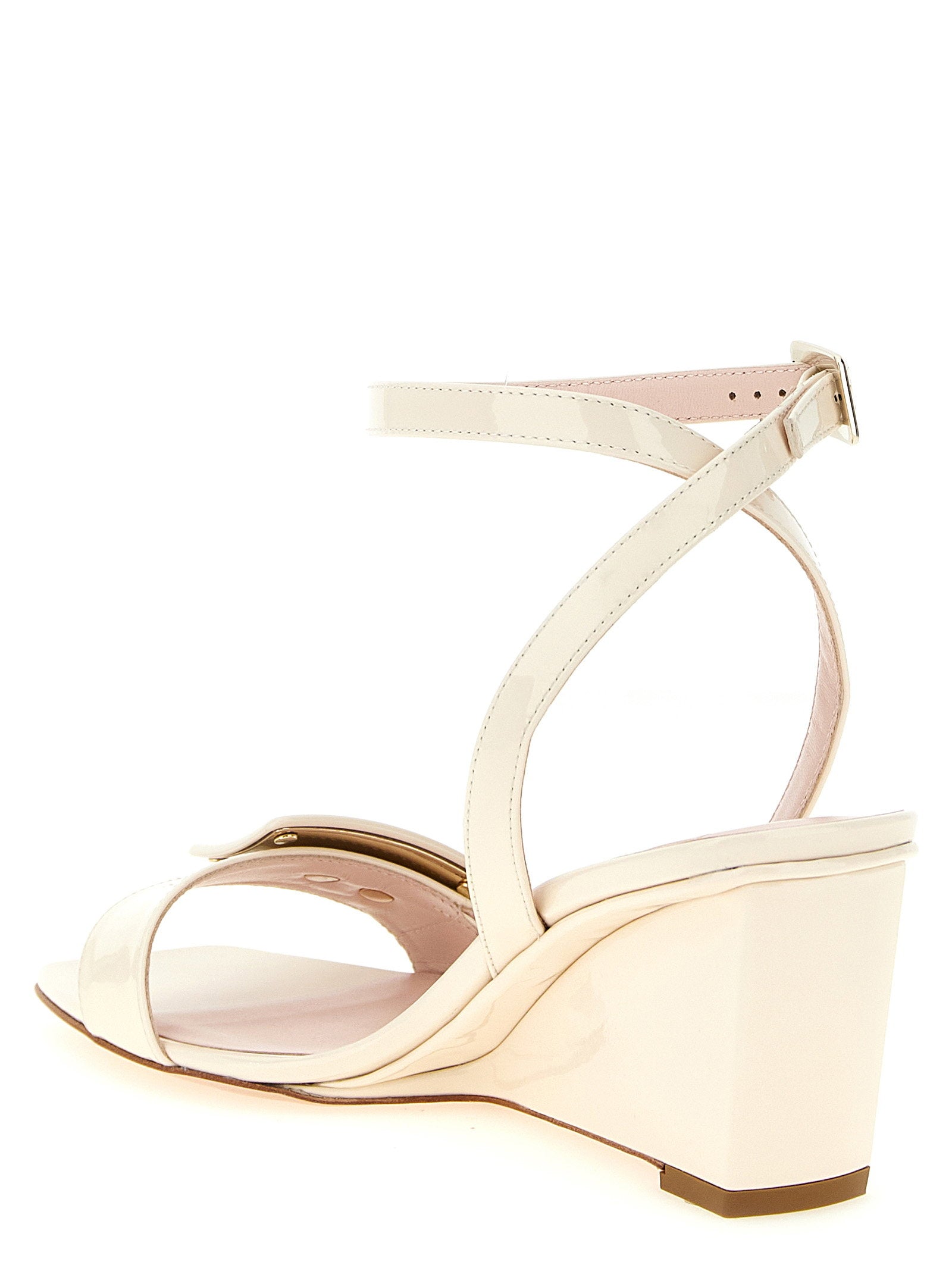 Roger Vivier Belle Vivier Sandals White