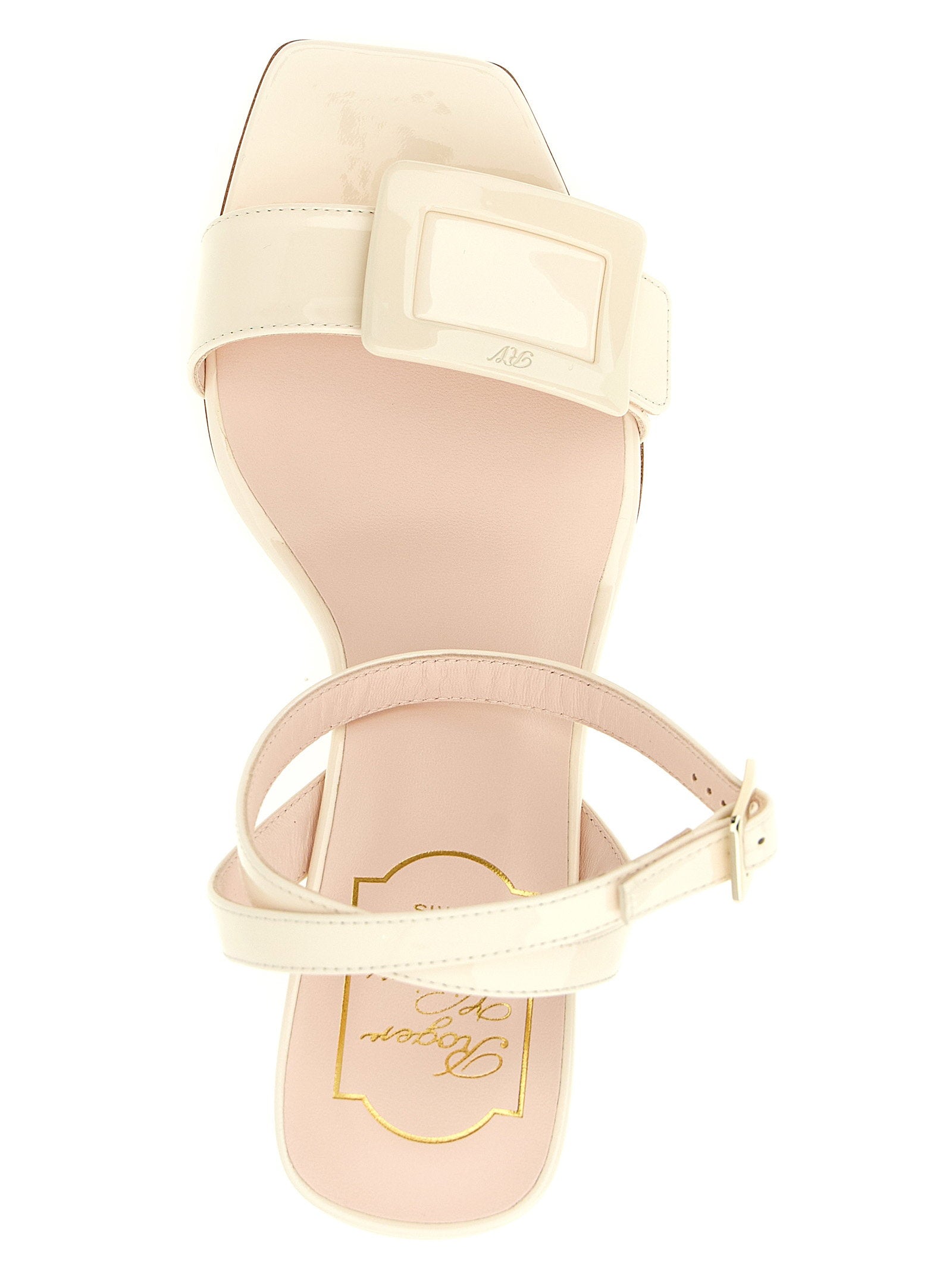 Roger Vivier Belle Vivier Sandals White