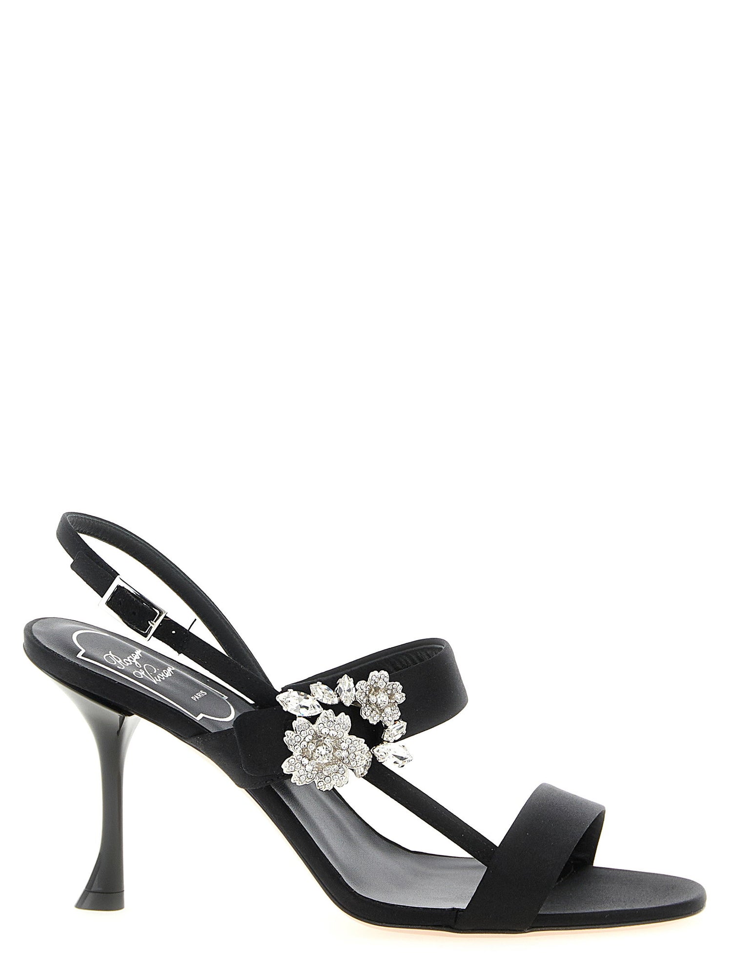 Roger Vivier Mini Bouquet Sandals Black