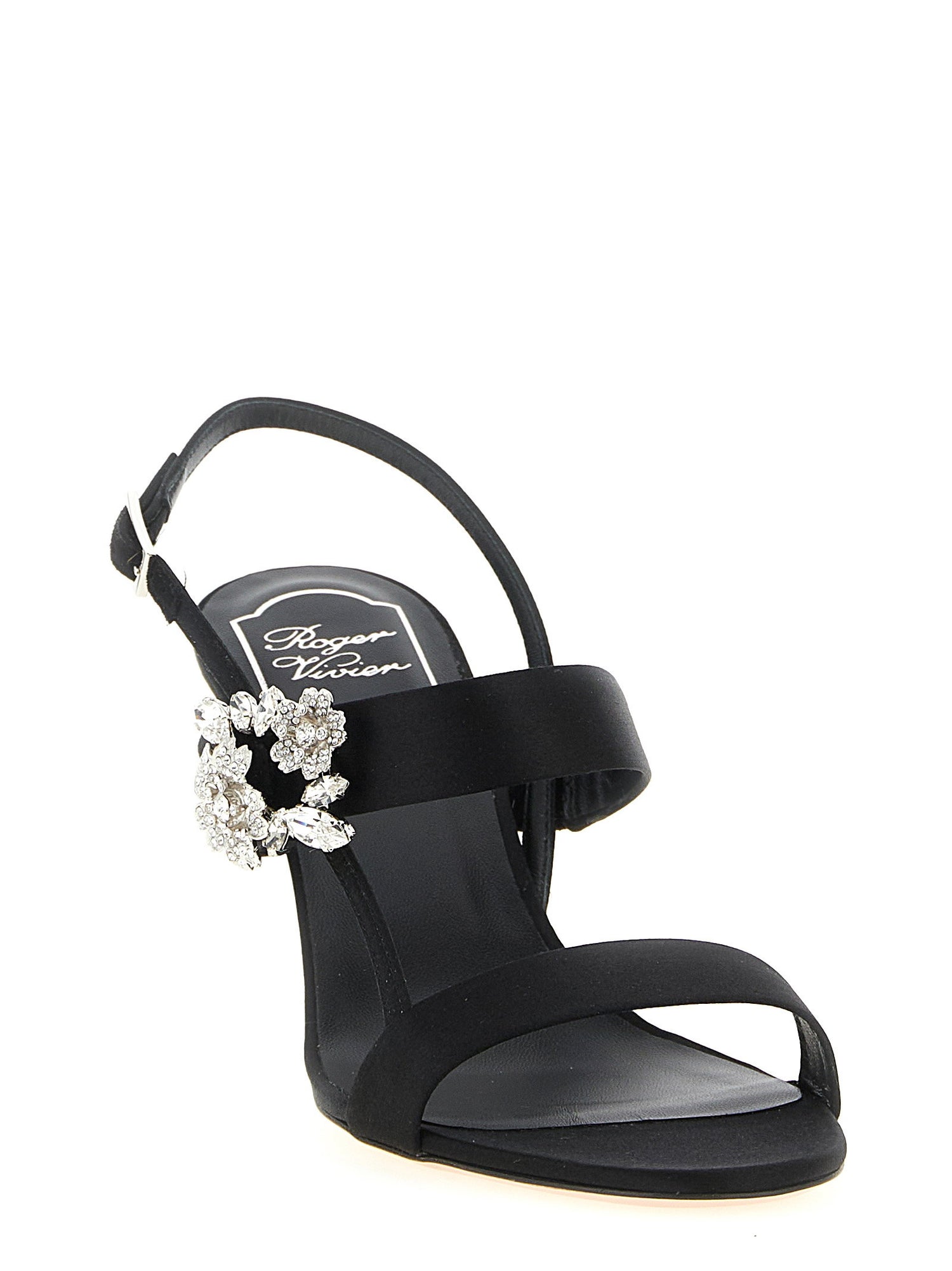 Roger Vivier Mini Bouquet Sandals Black