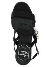 Roger Vivier Mini Bouquet Sandals Black