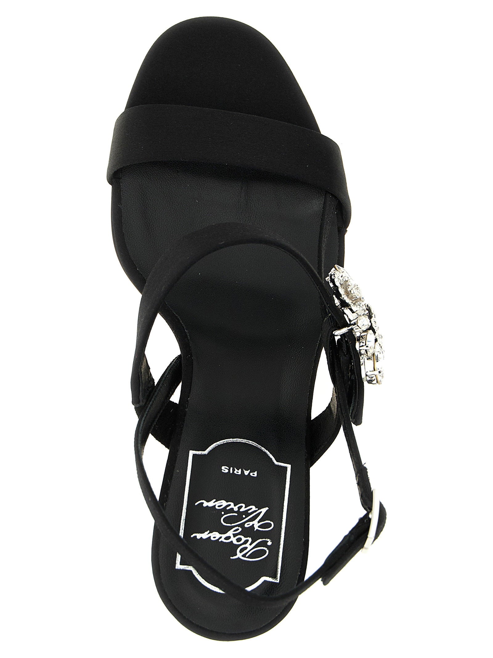 Roger Vivier Mini Bouquet Sandals Black