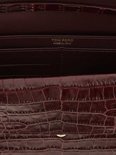 Tom Ford Aube Mini Clutch Bordeaux