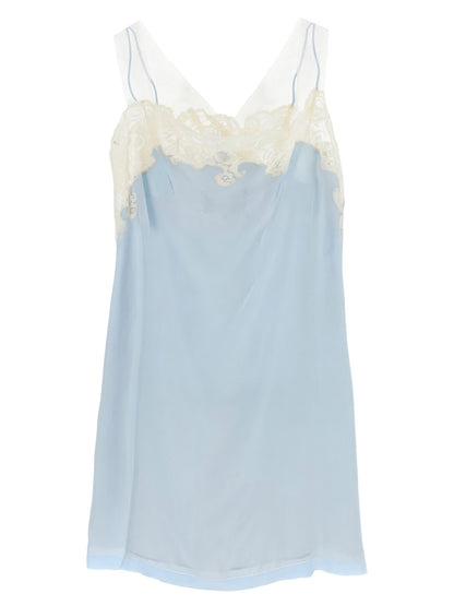 Maison Margiela Taped Dress Light blue