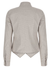Maison Margiela Pointed Hem Shirt Beige