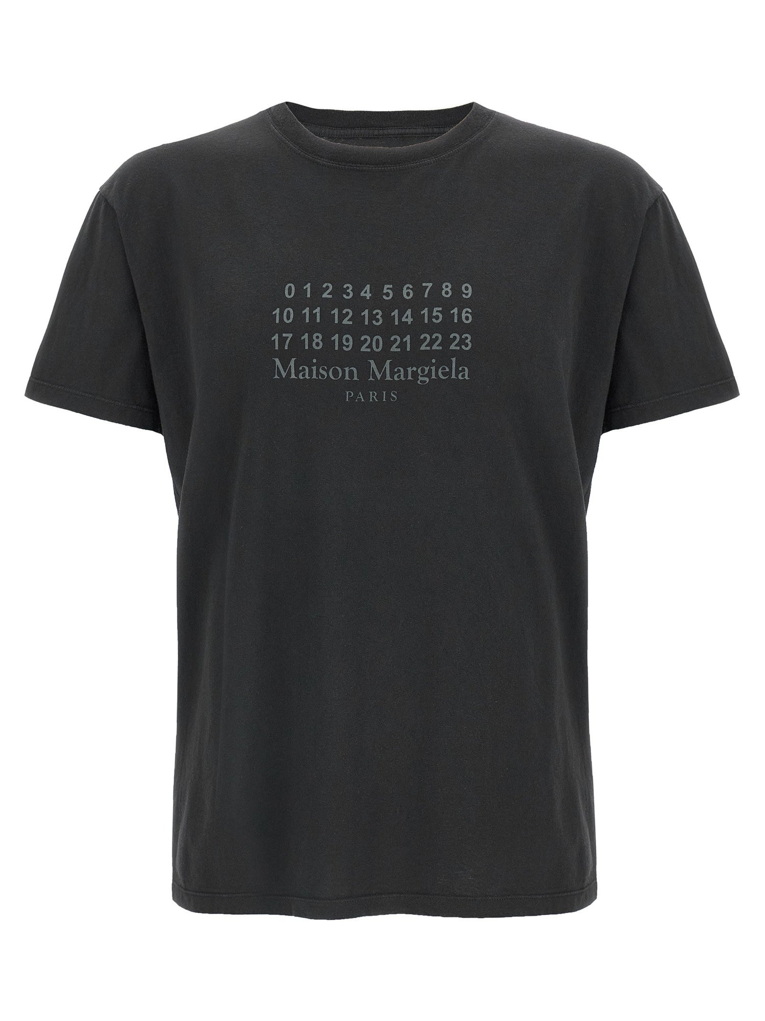 Maison Margiela Numeric Signature Mm6 T-shirt Black