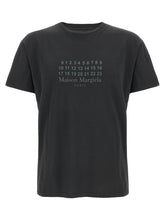 Maison Margiela Numeric Signature Mm6 T-shirt Black