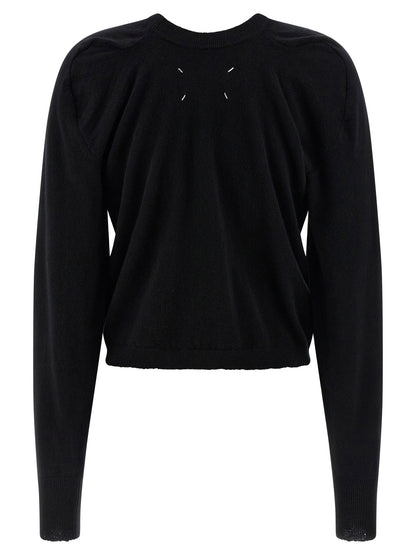 Maison Margiela Four Stitches Sweater Black