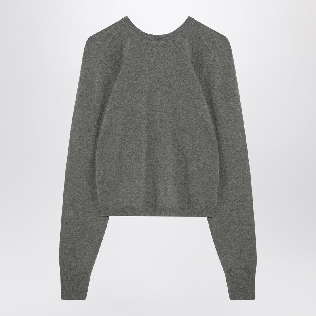 Maison Margiela Green Mélange Wool Crewneck Sweater Green