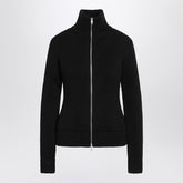 Maison Margiela Black Virgin Wool Double-Zip Cardigan Black
