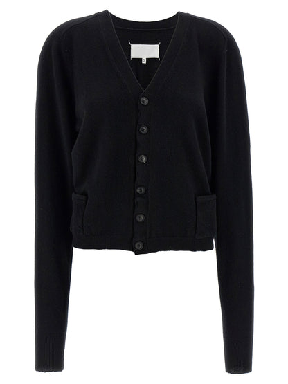 Maison Margiela Four Stitches Cardigan Black