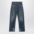 Maison Margiela Straight-Leg Faded Blue Jeans in White Denim