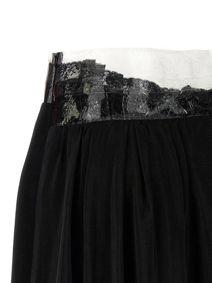 Maison Margiela Taped Skirt Black