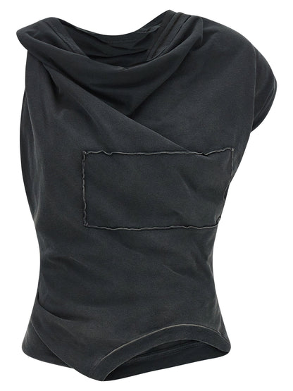 Maison Margiela Upside Down Top Gray