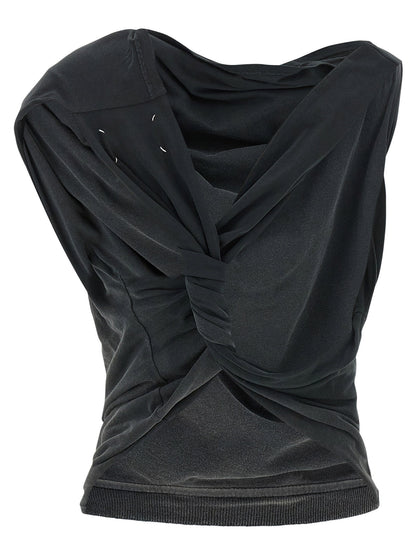 Maison Margiela Upside Down Top Gray