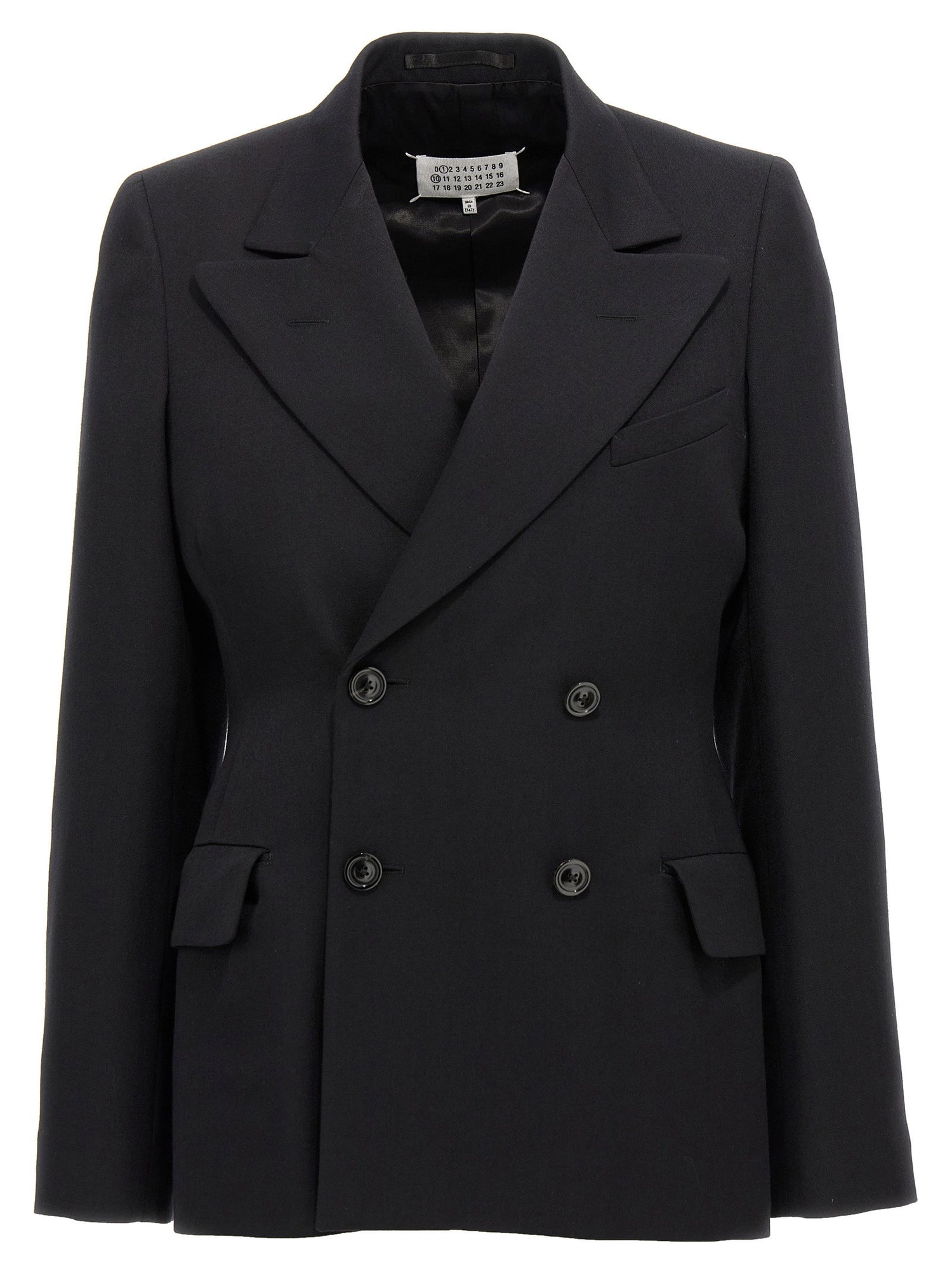 Maison Margiela Double-breasted Blazer Black