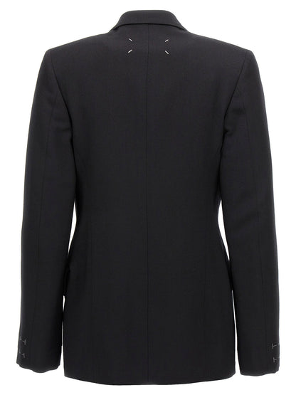 Maison Margiela Double-breasted Blazer Black