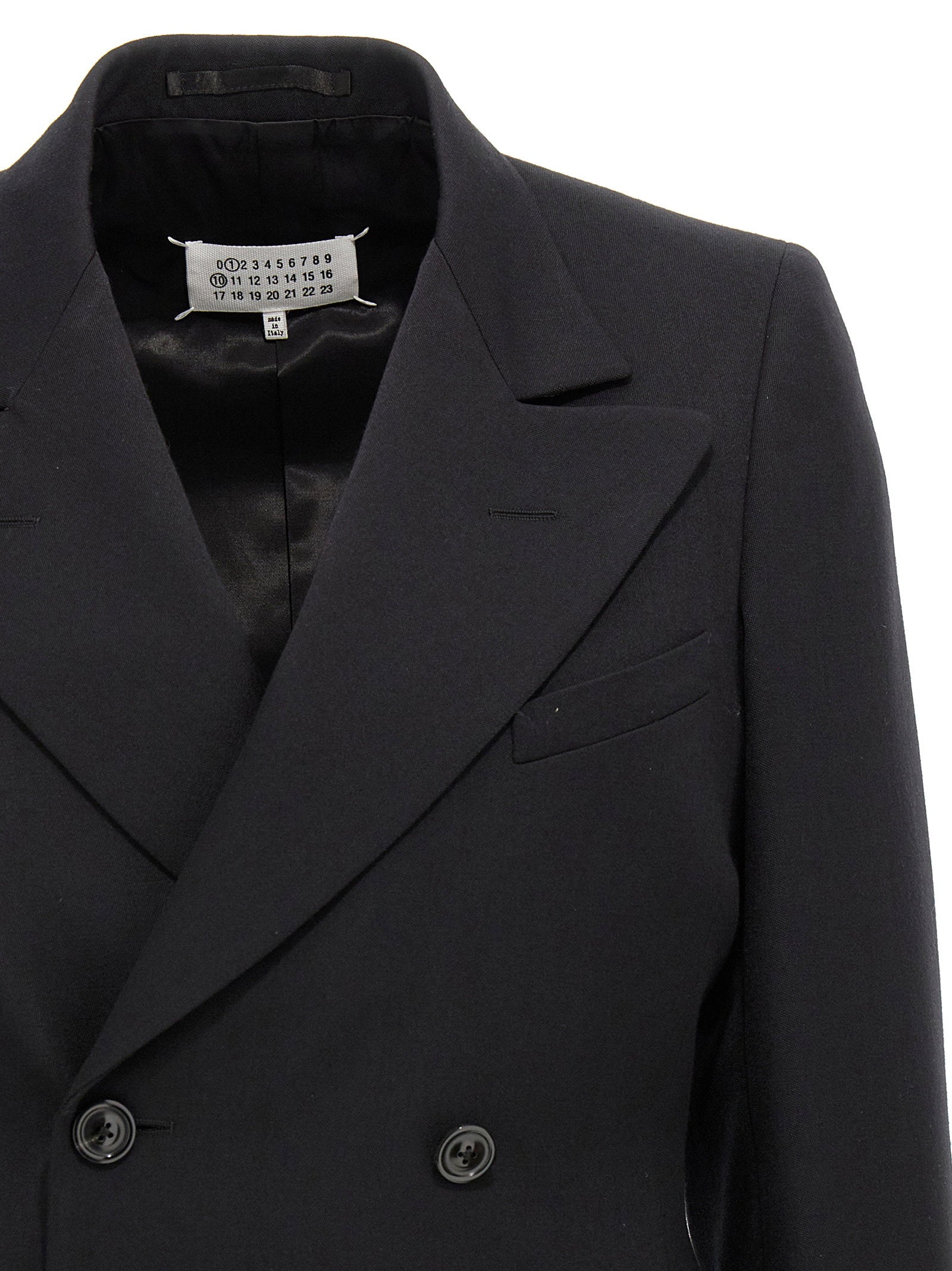 Maison Margiela Double-breasted Blazer Black