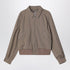 Maison Margiela Virgin Wool Zip-Up Jacket Beige